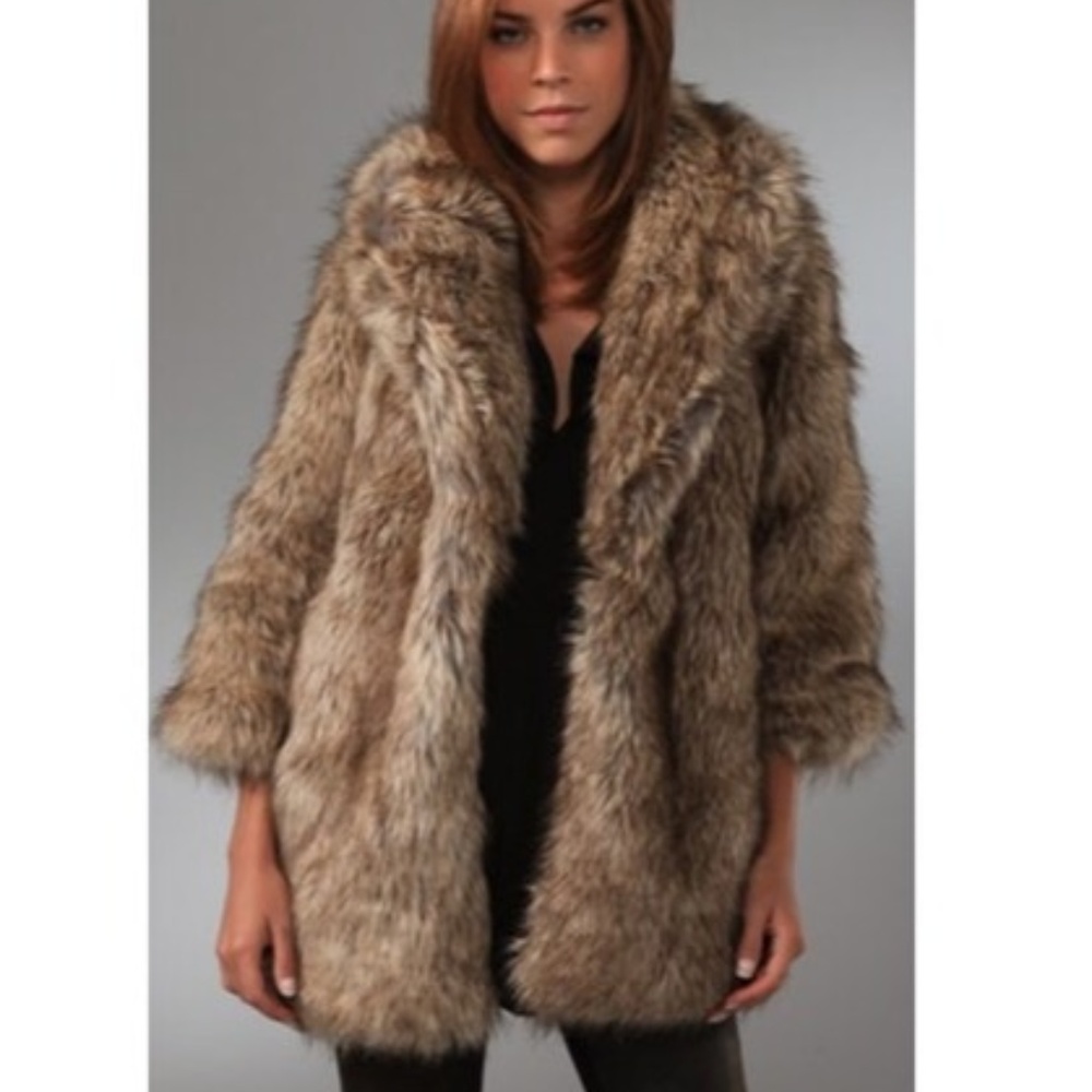 Barneys x Burning Torch Faux Fur Jacket